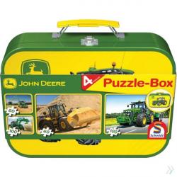 John Deere Puzzle-Box kovový kufr
