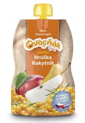 Jablko/hruška/rakytník 200 ml pyré Ovocňák
