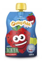 Jablko/jahoda 120g pyré Ovocňák