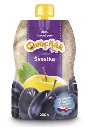 Jablko/švestka 200 ml pyré Ovocňák