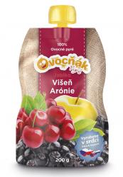 Jablko/višeň, arónie 200 ml pyré Ovocňák