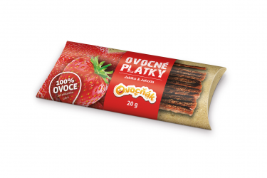 Ovocné plátky 20 g jablko/jahoda