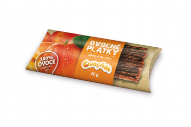 Ovocné plátky 20 g jablko/meruňka