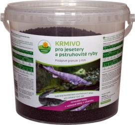 PROXIM Krmivo pro jesetery a pstruhovité ryby - Potápivé granule 3 mm, balení 5 l